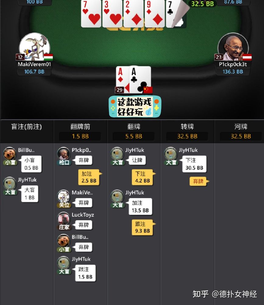 HHpoker安卓版安装官方版手机界面截图-德州扑克对局